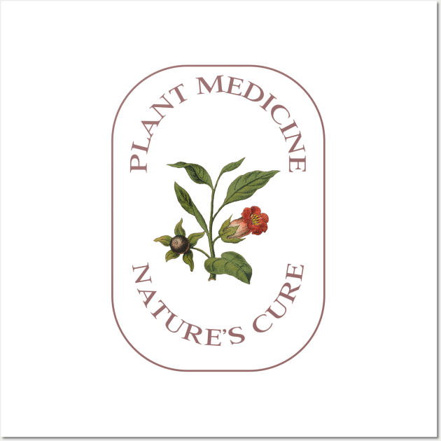 Plant Medicine, Nature's Cure - herbalism Wall Art by Kamran Sharjeel